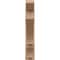 Ekena Millwork 6-in W x 32-in D x 32-in H Balboa Slat Rough Cedar Woodgrain TimberThane Outlooker, Primed Tan OUTUR060X32X32BOA24RCPR - alternate 2